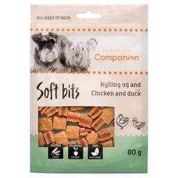 Companion Soft Bits KYLLING & AND 100% Natural Hunde Snack 80g